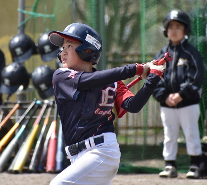 決勝の最終回に決勝打を放った進藤（東海F）