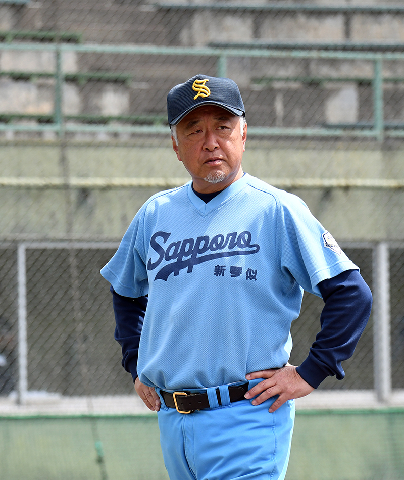 生嶋監督=写真提供・横井氏より