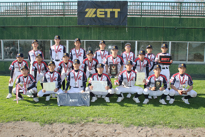 準優勝の札幌北広島ボーイズ