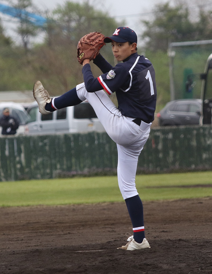 先発した田中投手（札幌南）