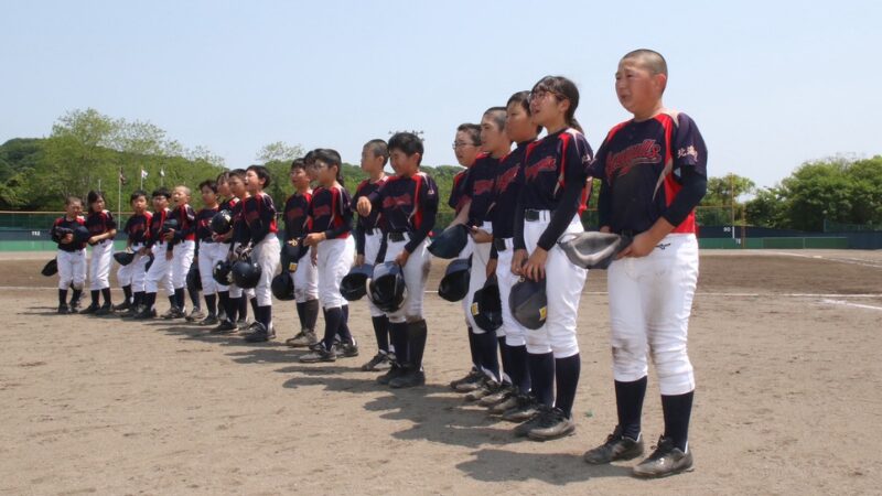 会場を大いに沸かした豊浦シーガルスナイン