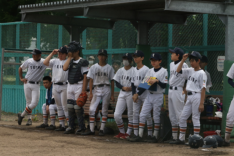 Bブロック代表の手稲中学校ナイン
