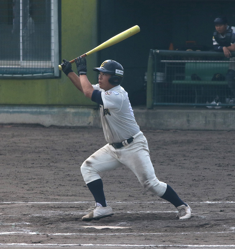 三回に犠飛を放った中島（千歳）