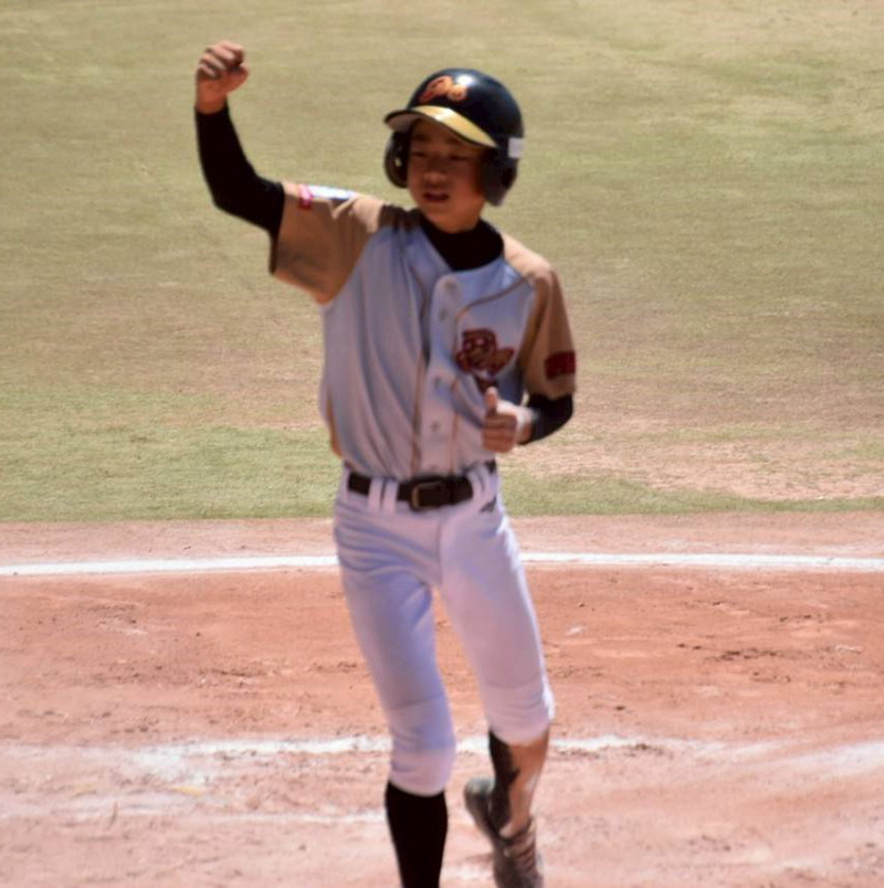 同点のホームイン、大谷惇斗
