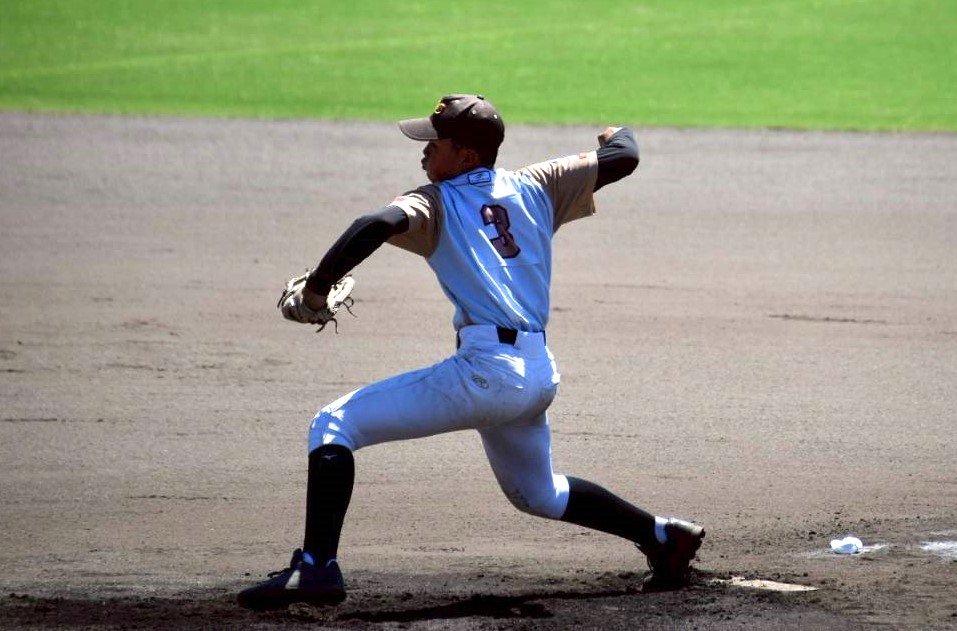 準決勝で先発した、樋口聖良投手