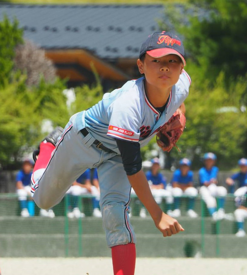 2番手を任された徳田投手(準々決勝より)