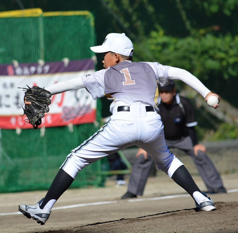 先発の橘投手（拓勇）