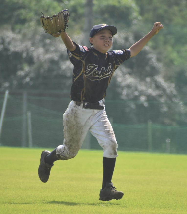 センターのポジションから好守を見せる木村選手（写真・チーム提供）