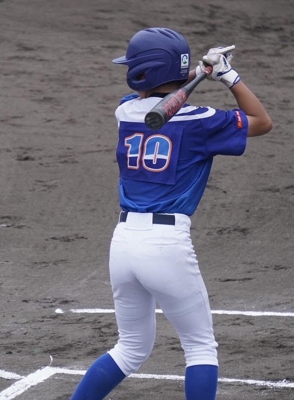 2本の二塁打で活躍を見せた永田主将
