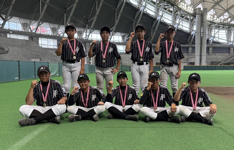 チーム一丸の原動力となった6年生（札幌オールブラックス）