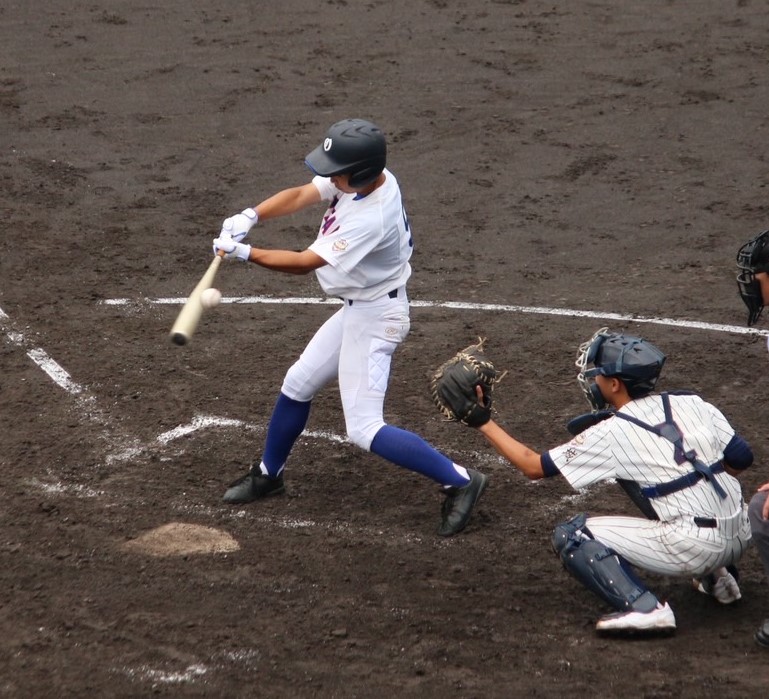 同点打を放った金田