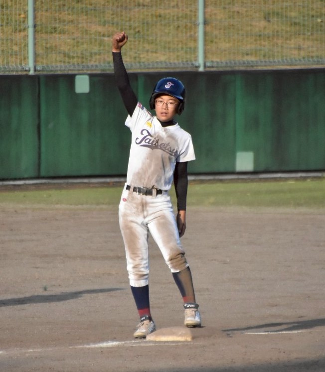 土壇場で三塁打を放った駒場