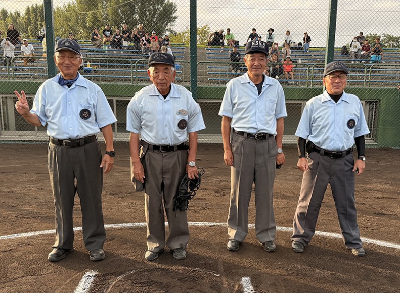 今年もお世話になった審判さん