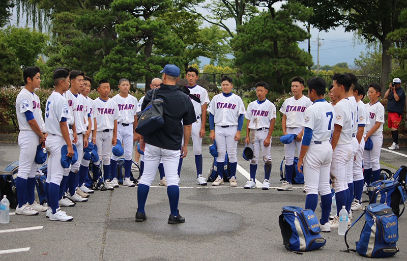 試合後のミーティング