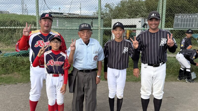 【速報】星置レッドソックス、圧巻の猛攻で初優勝!札幌オールブラックスを圧倒