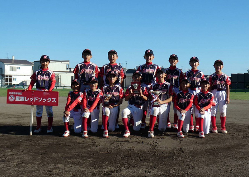 準優勝の星置レッドソックス＝（写真・チーム提供）