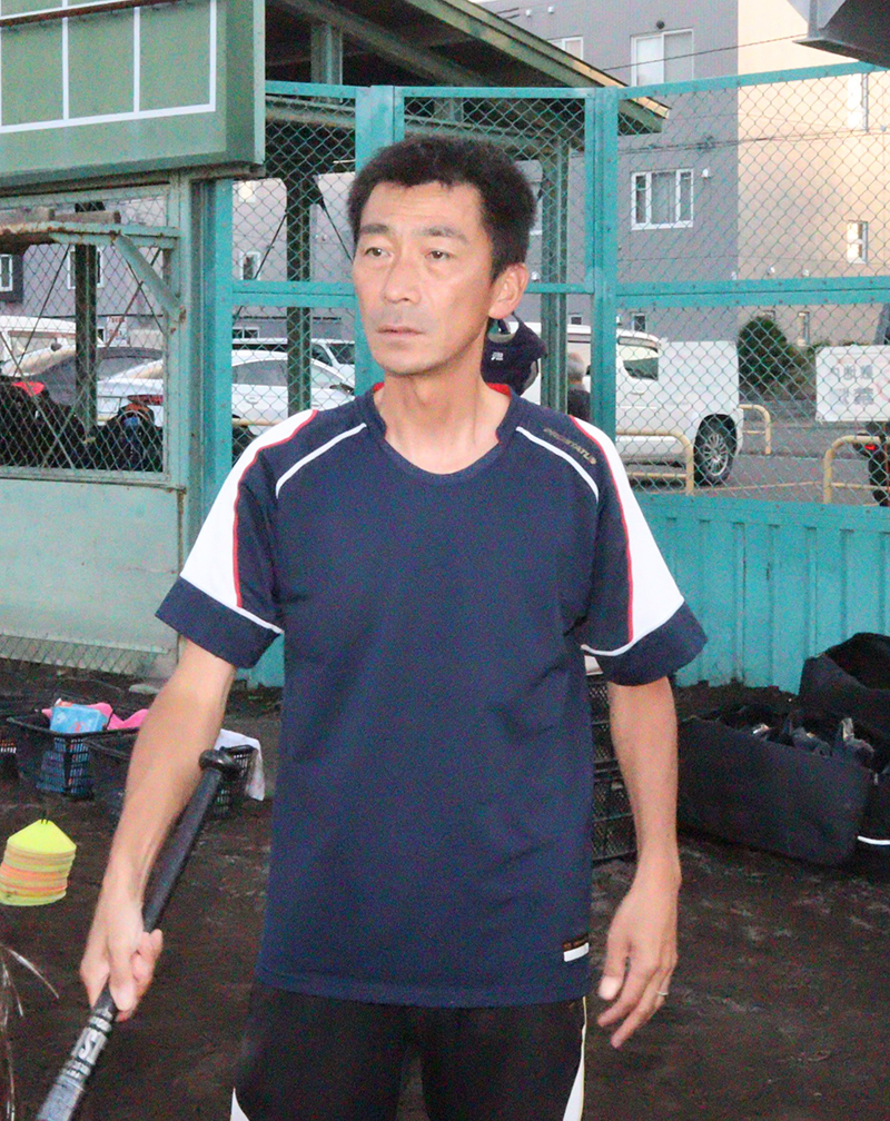 笹谷武志監督（東16丁目フリッパーズ）