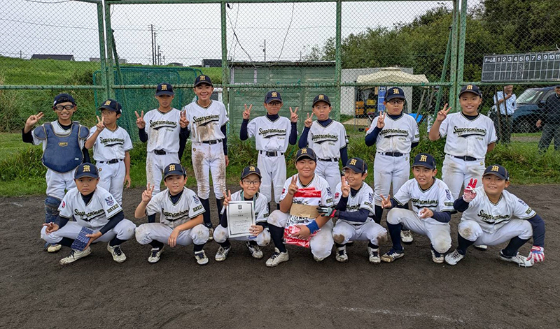雨中決戦で粘りの戦いを見せてくれた札幌南JBCナイン