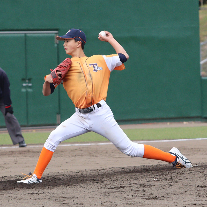 山田投手（苫小牧ボーイズ）