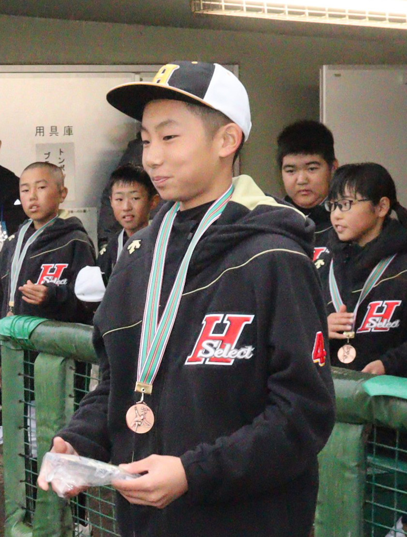 敢闘賞・白川選手（日高選抜）