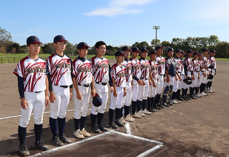 決勝に挑んだ渡島・函館BBCナイン