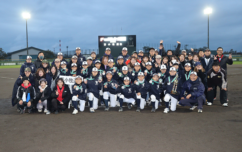 準優勝の苫小牧選抜チーム