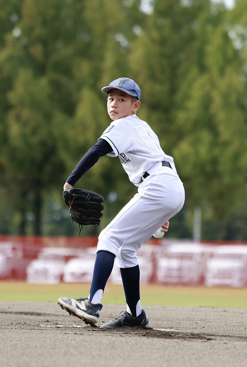 2試合完投の川端投手(山の手ベアーズ)
