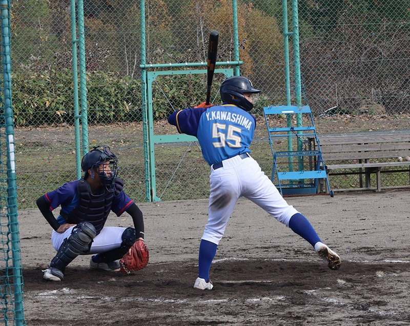 フリーバッティングの様子(北広島)
