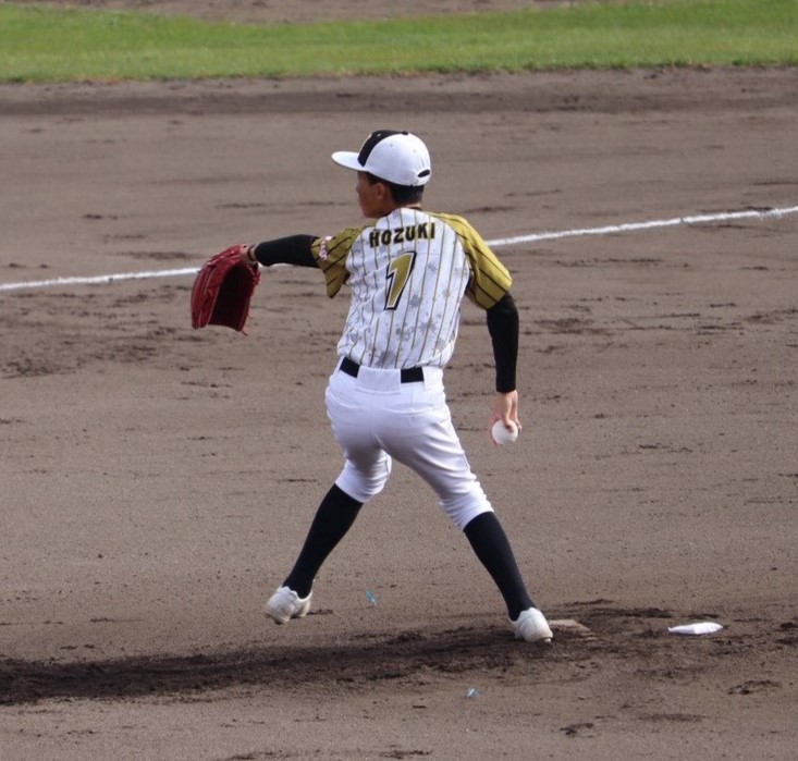 千歳戦で好投を見せた先発・竹内投手＝（写真・チーム提供）