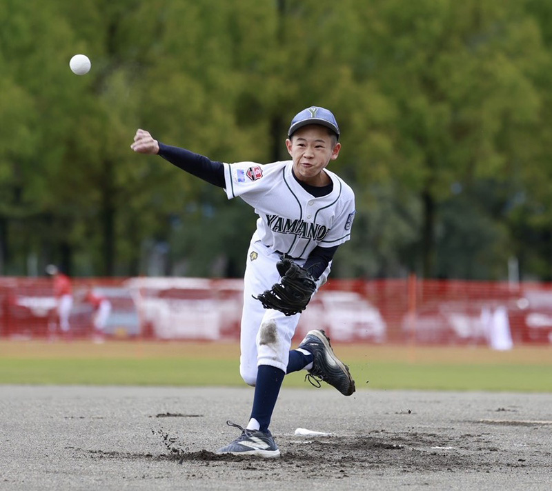 川端投手（山の手ベアーズ）＝（写真・チーム提供）