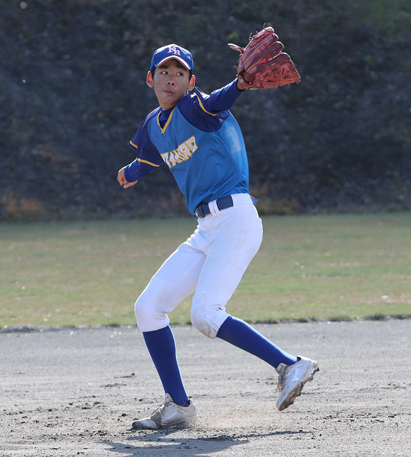 急成長を続ける佐賀井投手（北広島）