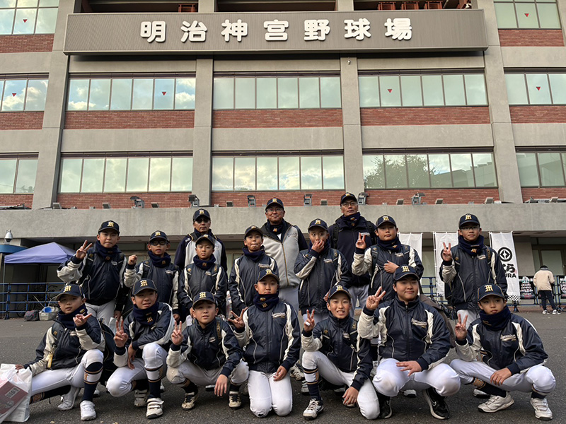 明治神宮球場で撮影された札幌南JBC