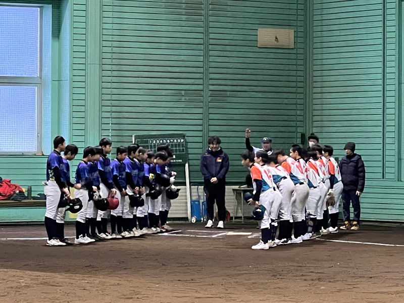 北空知選抜さんと練習試合の様子＝（写真・チーム提供）