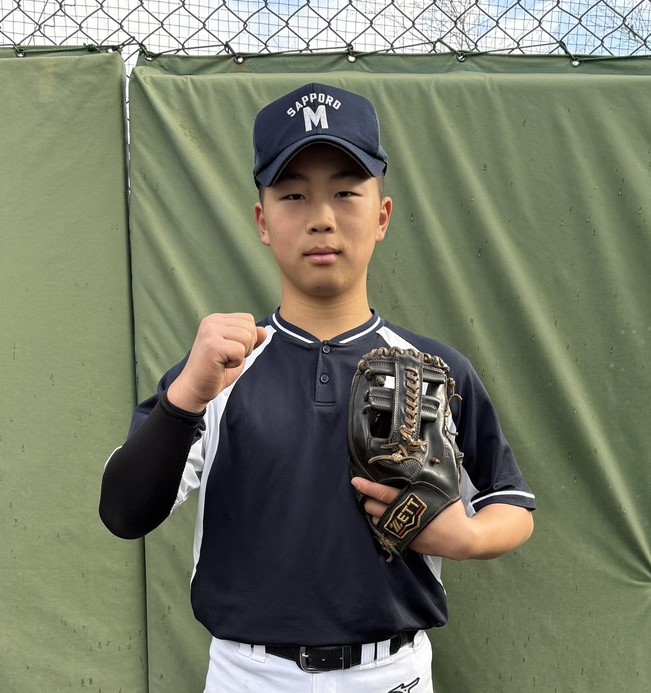 インタビューに答えてくれた草開君（札幌真駒内）