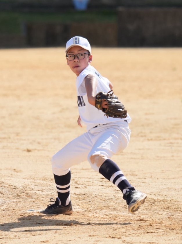 リリーフした上坂投手（北海道選抜）