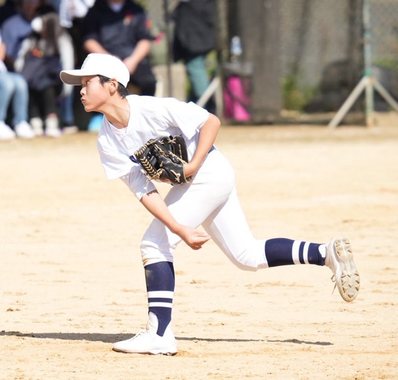 難しい初戦に先発した森光投手（北海道選抜）