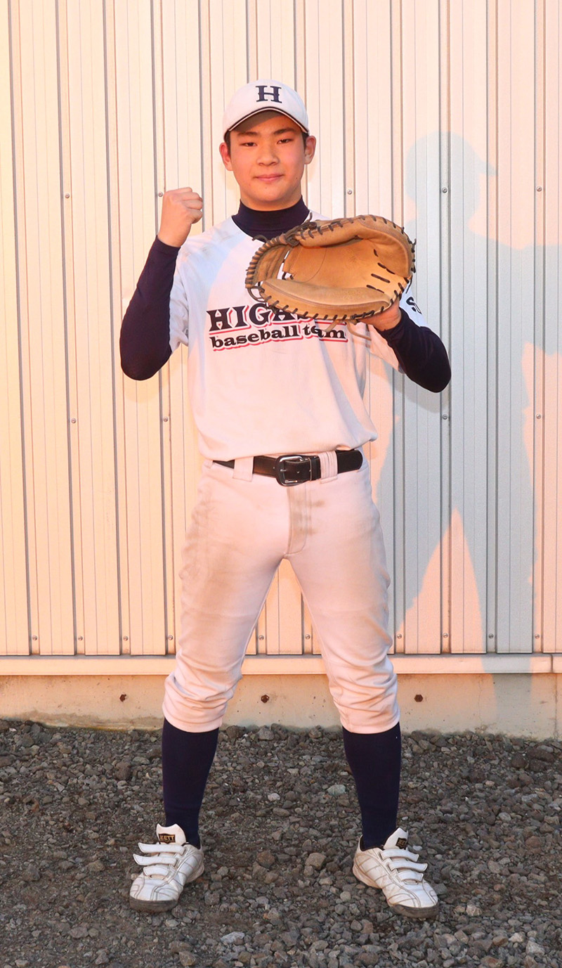 北島捕手（札幌東）