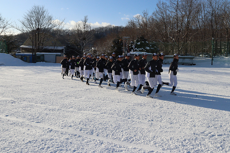 2025年最初のチーム訪問先札幌豊平ボーイズさんでした。
