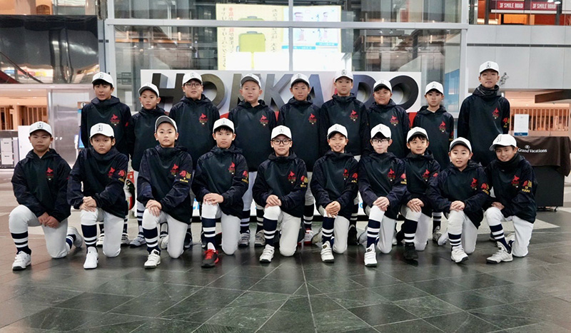 北海道チャンピオンシップ選抜、沖縄へ出発