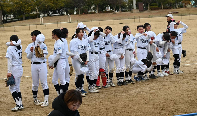 試合終了直後のスノーホワイトナイン