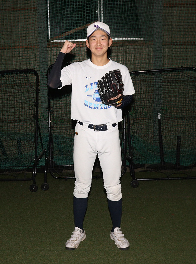 中村選手（千歳リトルシニア）