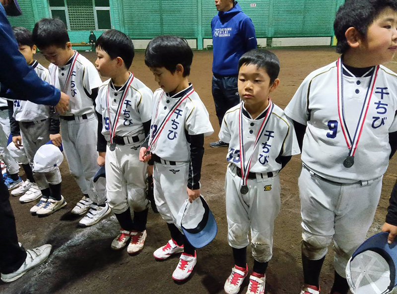 準優勝の千歳ちび野球クラブ