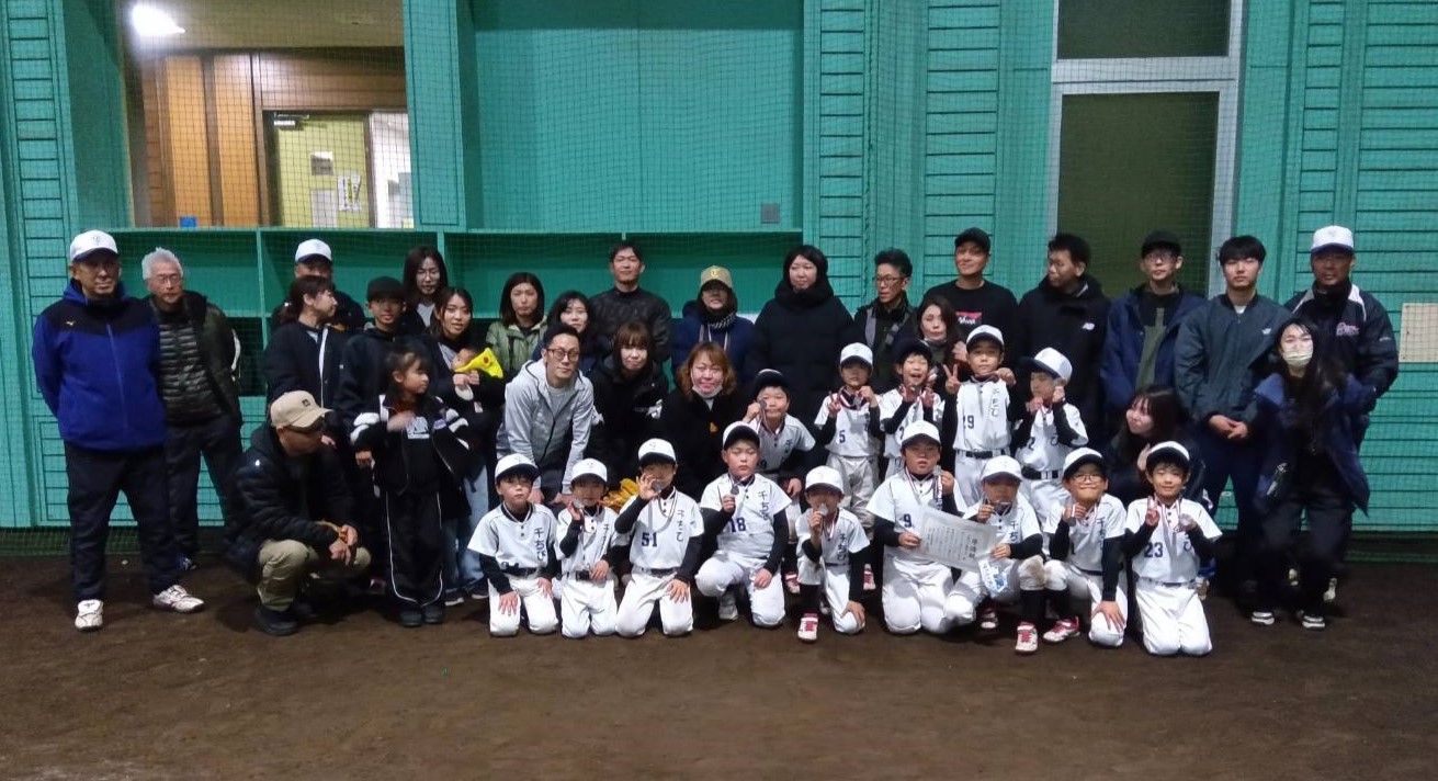 準優勝の千歳ちび野球クラブ