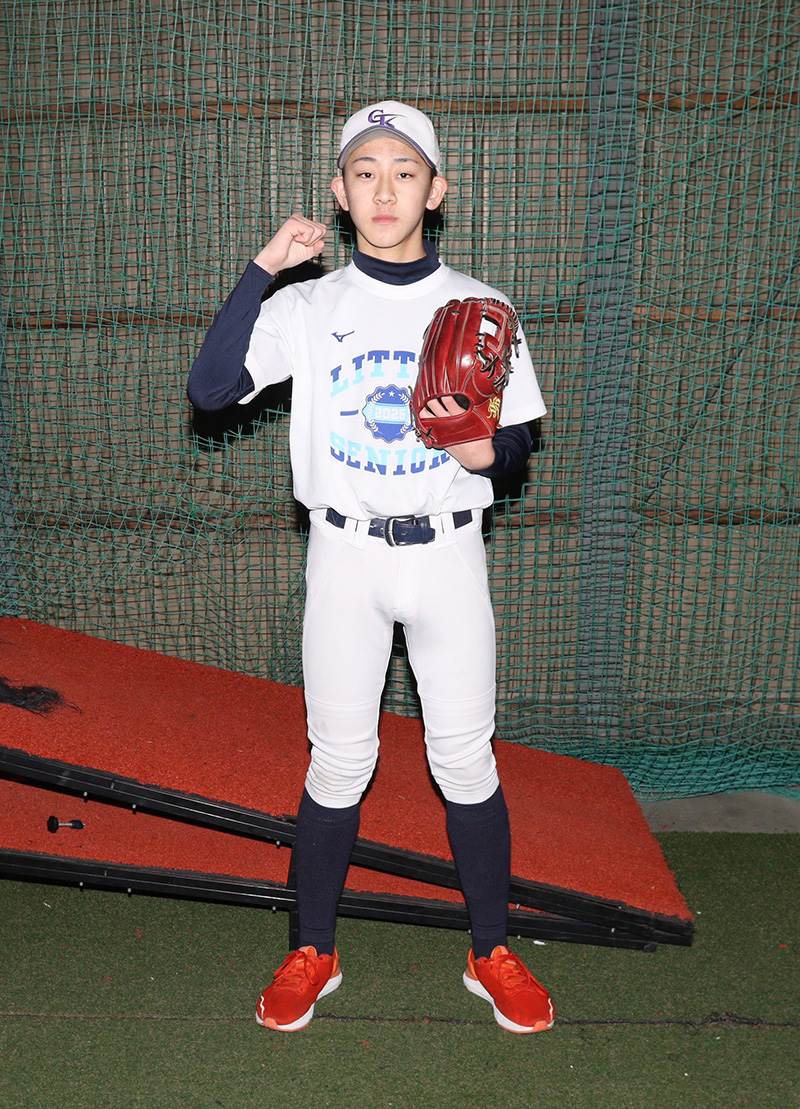 田中投手（千歳リトルシニア）