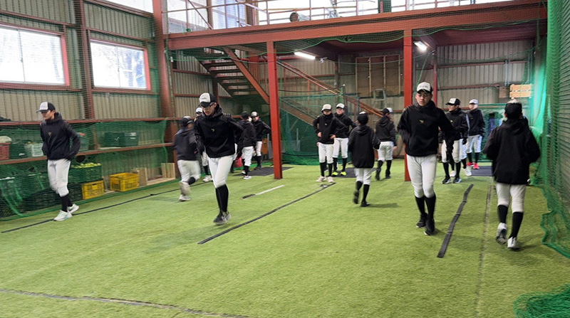 リズムトレーニングに励むピースナイン