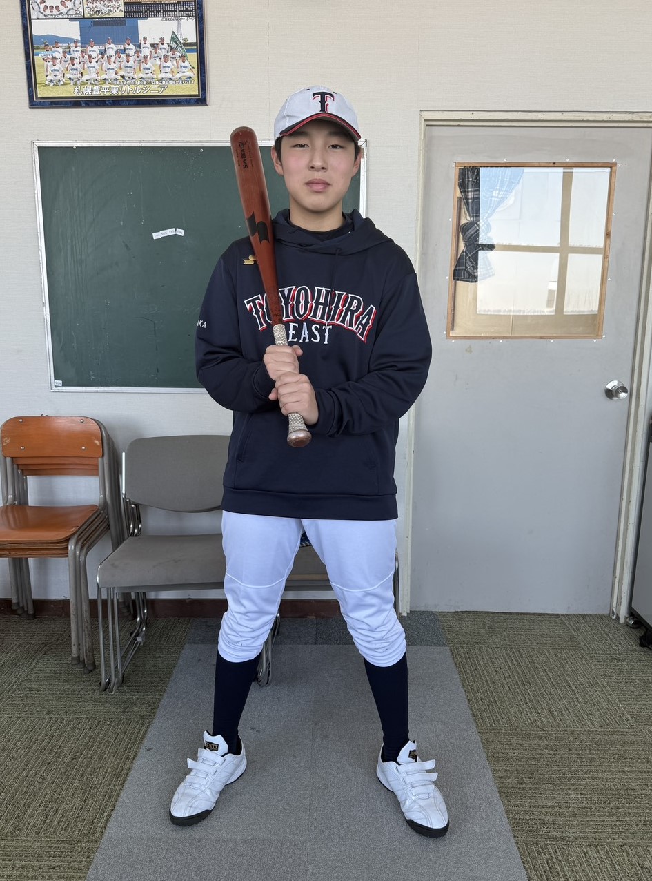 千坂選手（札幌豊平東リトルシニア）
