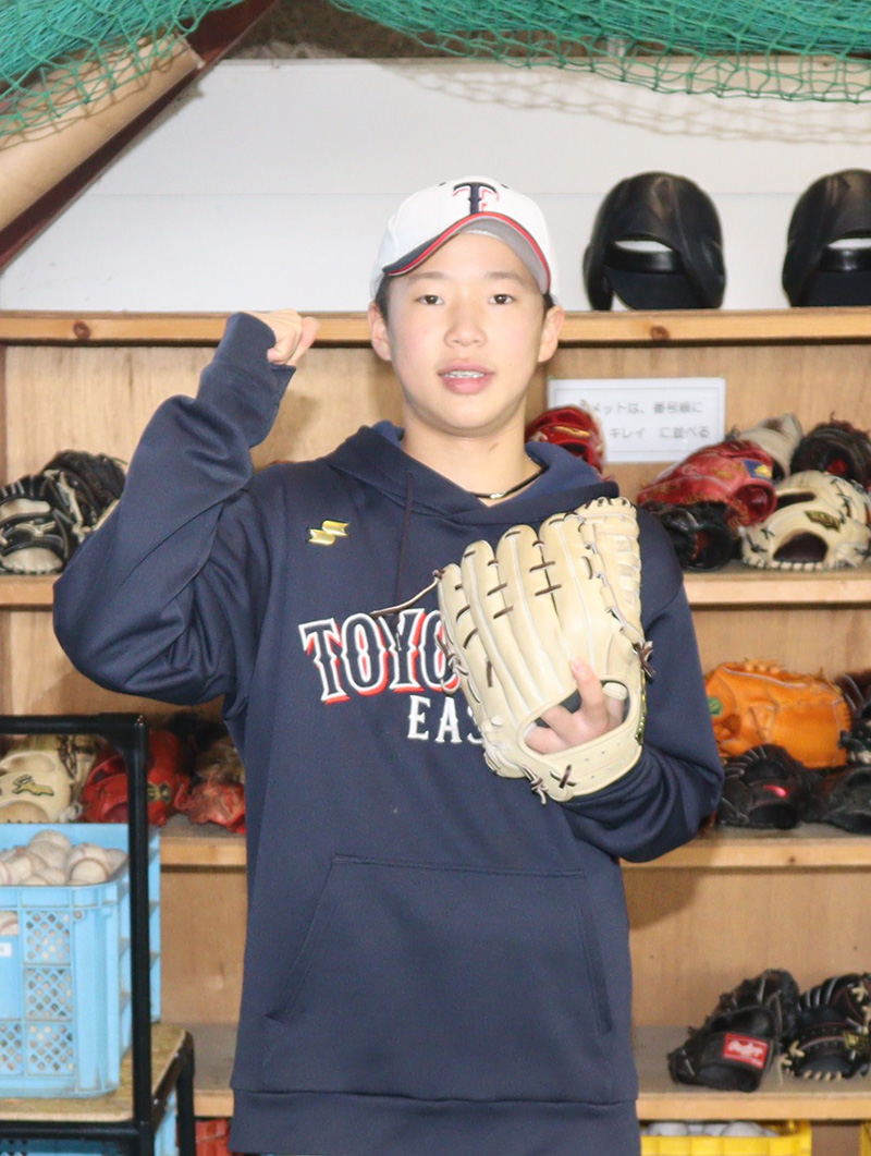 小野内主将（札幌豊平東リトルシニア）