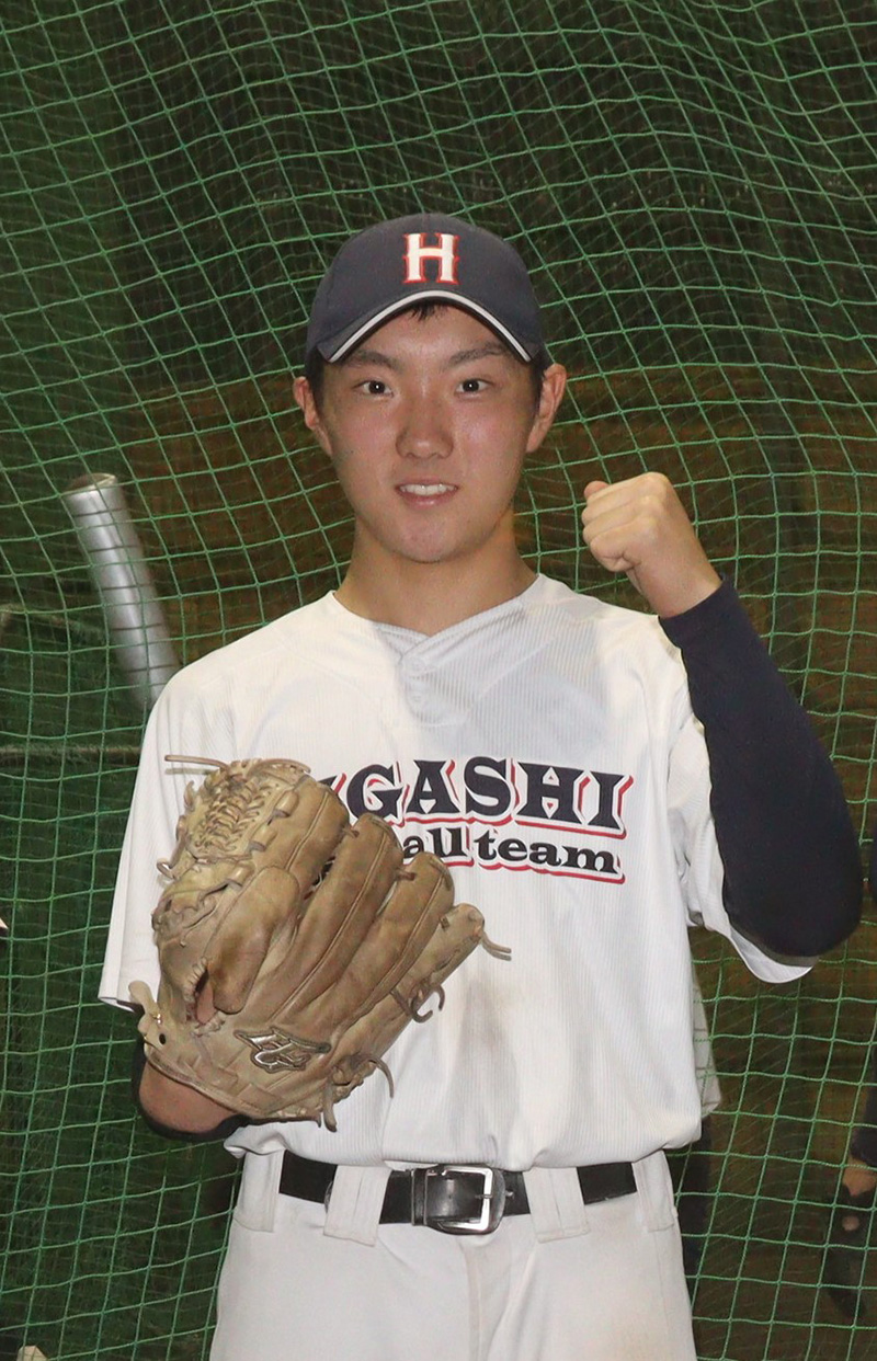 帝京長岡への進学を決めた内山君