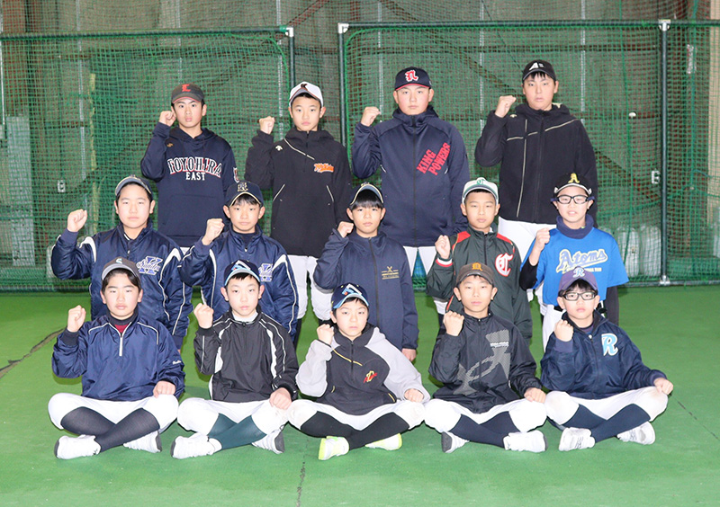 新入団員の6年生（札幌豊平東リトルシニア）