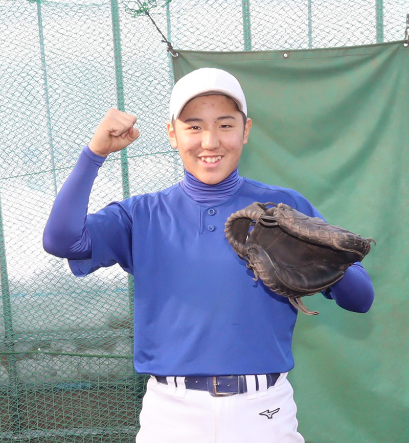 西村優晴主将（札幌ボーイズ）